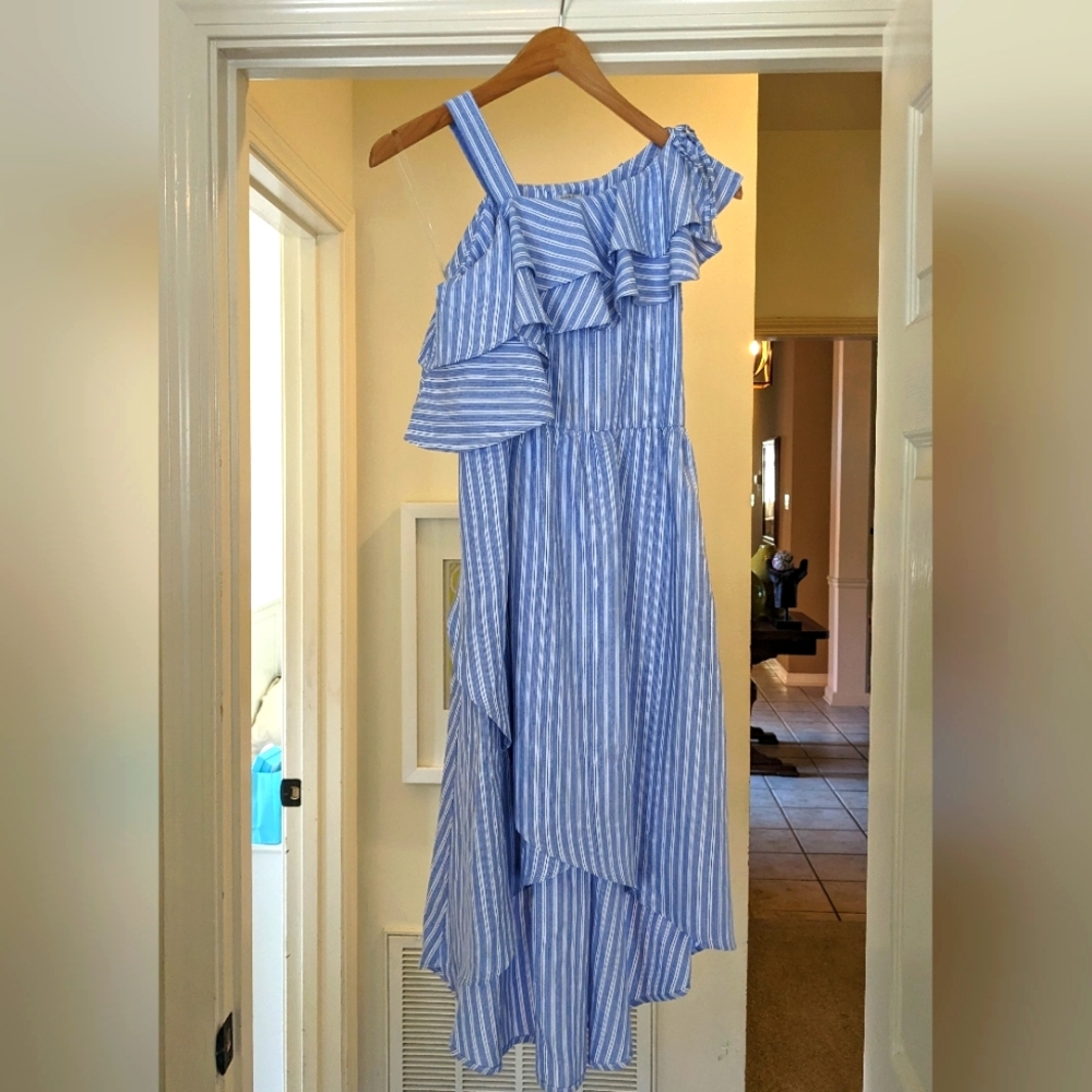 Habitual Girls ruffle high low sundress Size 12